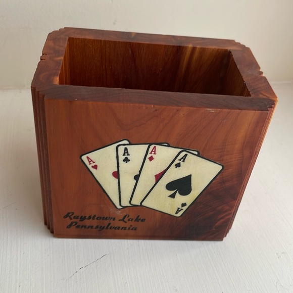 Vintage playing card holder - Picture 1 of 6